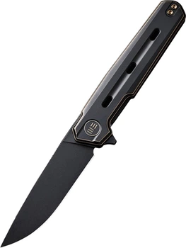 Ніж складаний Weknife Navo Flipper Knife Titanium Handle CPM-20CV Bronze & Black (WE22026-3) (763416248885)