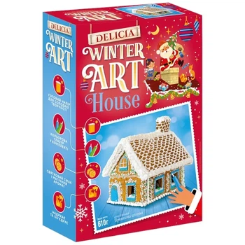 Печиво цукрове Delicia Winter Art House Будинок 610 г
