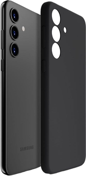 Etui plecki 3MK Silicone do Samsung Galaxy S24 FE Black (5903108610056)