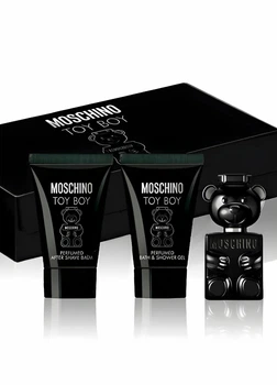 Подарочный набор для мужчин Moschino Toy Boy (25 мл + 5 мл + 25 мл) (8011003851515)