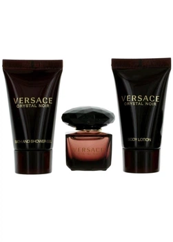 Подарочный набор для женщин Versace Crystal Noir (25 мл + 5 мл + 25 мл) (8011003810475)