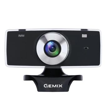Веб камера для компьютера GEMIX F9 Black вебка
