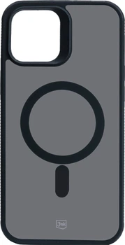 Etui plecki 3MK Smoke Mag do Apple iPhone 12/12 Pro Black (5903108563673)