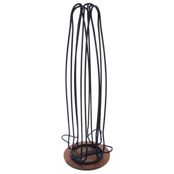 Стійка для кавових капсул Orion RADKA поворотна металева чорна 40 см (8592381208769)