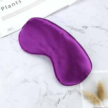 Маска для сна из шелка SUNROZ Silk Лиловая + беруши (A-17054)