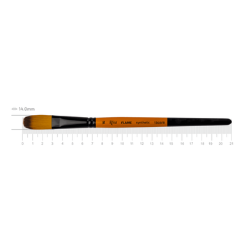 Кисть синтетика овальная Rosa FLAME 1368FR №16