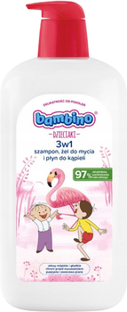 Szampon i żel do kąpieli dla dzieci Bambino Dzieciaki Flamingo 1 l (5900017102085)