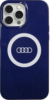 Etui Audi IML Big Logo MagSafe do Apple iPhone 13 Pro Max Navy Blue (AU-IMLMIP13PM-Q5/D2-BE)