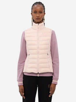 Теплый жилет пуховый короткий женский Armani Exchange 791065282 XL Розовый ( 1159838054)