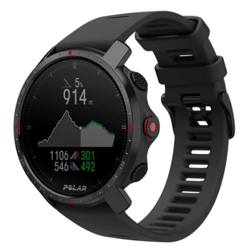 Смарт-годинник Polar Grit X Pro Titan Perforated Leather Strap (90085777)