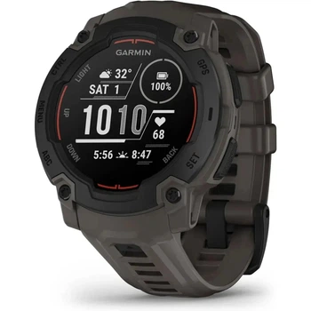 Смарт-годинник Garmin Instinct E 45mm Black with Charcoal Band (010-02933-00/13)