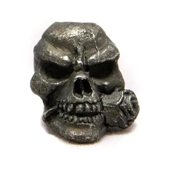 Намистина для темляка Schmuckatelli Rose Skull Bead - Black Oxidized