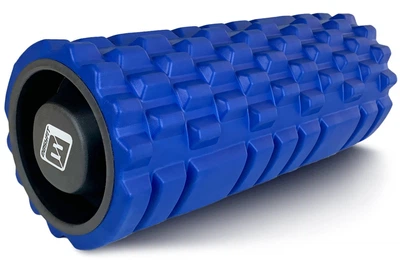 Масажний ролик EasyFit Grid Roller 33 см v.1.1 міцний масажер (синій) 4960221