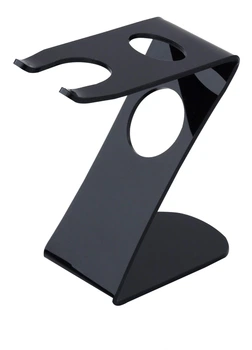 Стенд для станка і помазка Pearl Acrylic Razor & Brush Stand Black SA-05B