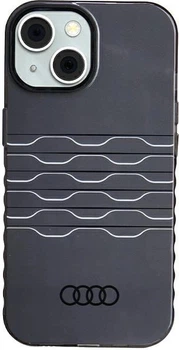 Etui Audi IML MagSafe do Apple iPhone 15/14/13 Black (AU-IMLMIP15-A6/D3-BK)