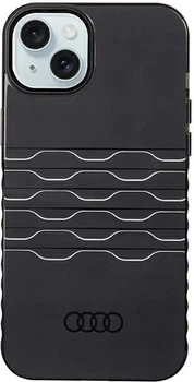 Etui Audi IML MagSafe do Apple iPhone 15 Plus/14 Plus Black (AU-IMLMIP15M-A6/D3-BK)