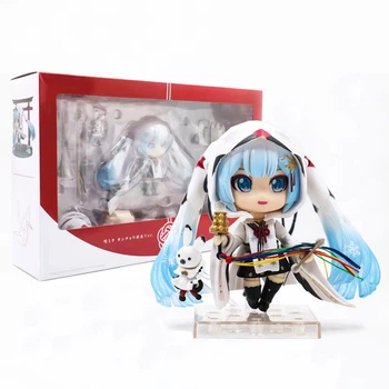 Аниме фигурка нендороид Vocaloid Вокалоид Miku Hatsune Хацунэ Мику, подвижная, 10 см (VOC 0049)