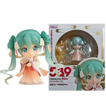 Аниме фигурка нендороид Vocaloid Вокалоид Miku Hatsune Хацунэ Мику 539, подвижная, 10 см (VOC 0051)