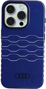 Etui Audi IML MagSafe do Apple iPhone 15 Pro Navy Blue (AU-IMLMIP15P-A6/D3-BE)