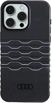Etui Audi IML MagSafe do Apple iPhone 15 Pro Max Black (AU-IMLMIP15PM-A6/D3-BK)