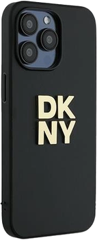 Etui DKNY Wrist Strap Stock Logo do Apple iPhone 14 Pro Black (3666339264710)