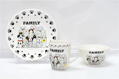Набор детской посуды Ardesto Family AR3457DS 3 предмета белый 5156326