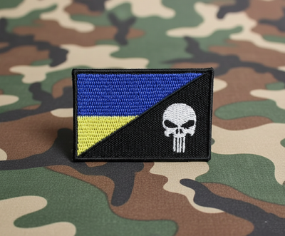 Шеврони прапор "Пірат" 4*6 см