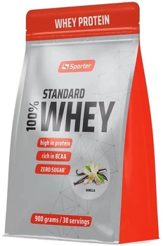Сироватковий протеїн Sporter 100% Standard Whey порошок 900 г Ваніль (4820249724194)