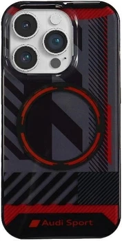 Etui Audi IML Sport MagSafe do Apple iPhone 14 Pro Black (AU-IMLMIP14P-RSQ/D2-BK)