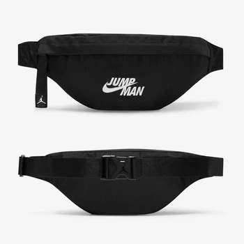 Сумка на пояс плечо бананка Jordan jumpman crossbody bag 9a0623-023 черная