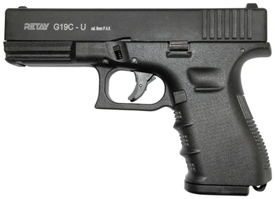 Пистолет стартовый Retay G 19C, 9мм. , 14-зарядный ц:черный