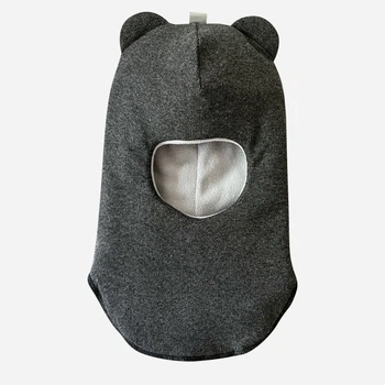 Зимова шапка-шолом Babydream з вушками y3bal19d 46 Графіт Сіра (ROZ6400158710)