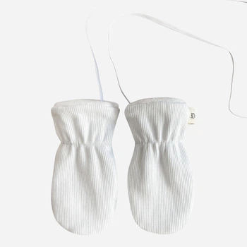 Рукавиці зимові Babydream ryk3bal2d 0-12 міс Білі (ROZ6400158173)