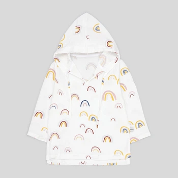Детская пляжная туника для девочки Babydream 32tmedium 104 см Белая (ROZ6501037502)