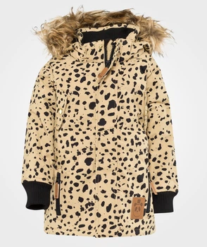 Куртка зимова Mini Rodini Expedition Siberia Jacket Beige, Бежевий, зростання 104/110
