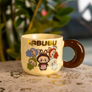 Чашка фарфоровая Labubu 400 (мл) подарочная кружка прикольная чашка для детей на подарок FM-21A (A-047566)