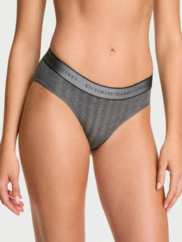 Трусики-сліпи жіночі Victoria's Secret Ultra-Fine Modal Logo Hiphugger 27109550 L Сірі (34312955164586)