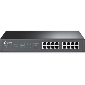 Коммутатор управляемый 16-портовый TP-Link TL-SG1016PE 32 Gbps 8xPoE 110W Black
