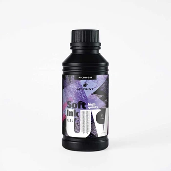 Чернила для УФ печати My Print UV LED soft для Ricoh G5I (0,5 л) black (11226)