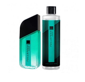 Мужской парфюмированный набор 2-в-1 Avon Full Speed Surfer: Туалетная вода Full Speed Surfer 100 мл + Шампунь-гель для душа Full Speed Surfer 250 мл
