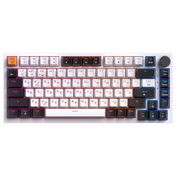 Клавіатура механічна GamePro MK160W (Red) з Hot-Swap RGB White