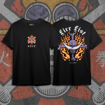 Футболка c принтом Ван Пис - Fire Fist Red Edition Размер M F0936-2