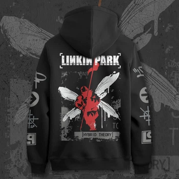 Худи c принтом Linkin Park - Hybrid Theory Orange Classic Размер M HD0946-2