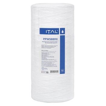 Картридж из полипропиленовой нити ITAL PPW5BB10IT, 4,5"x10", 5 мкм