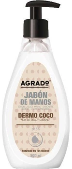 Мило для рук Agrado Dermo Coconut Liquid Кокос 500 мл (8433295041793)