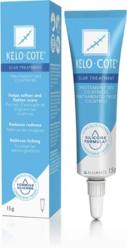 Гель від рубців і шрамів Kelo-Cote Silicone Scar Gel 15 гр