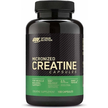 Микронизированный креатин Optimum Nutrition в капсулах 2,5 гр 100 капсул