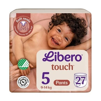 Підгузки-трусики Libero Touch Pants розмір 5 (9-14 кг), 27 шт 7322542265109