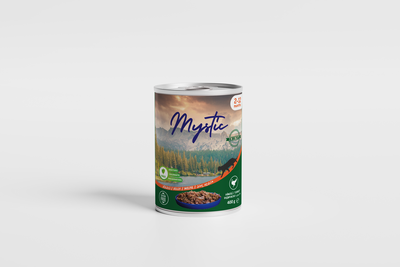 Вологий корм Mystic для КОШЕНЯТ шматочки ІНДИЧКА в желе 400г конс.