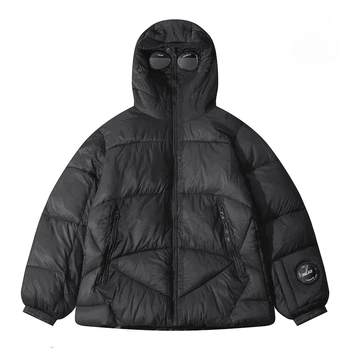 Зимняя пуховая куртка C.P. Company X Palace в чёрном цвете, размер 2XL.